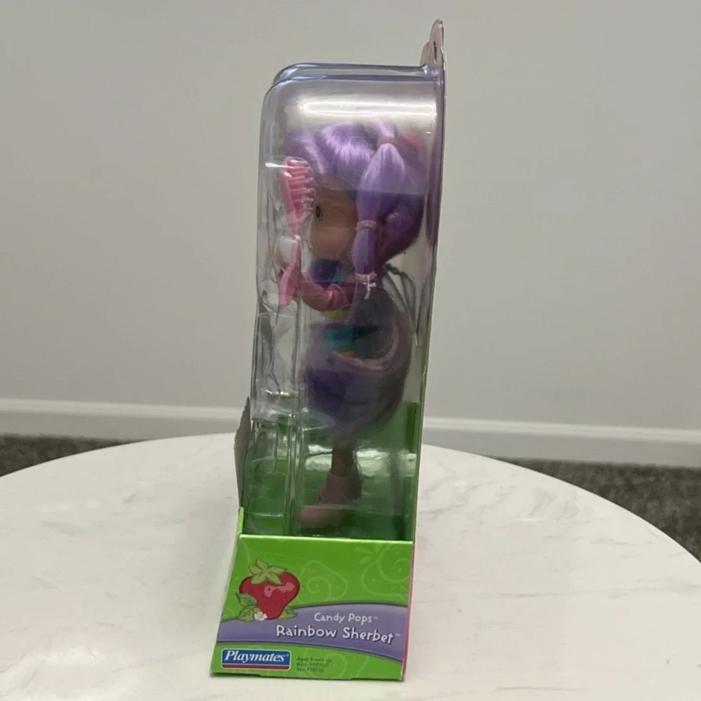 Playmates Strawberry Shortcake Candy Pops Rainbow Sherbet Doll NIB 2006‎